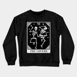 The Lovers Vintage Tarot Card Crewneck Sweatshirt